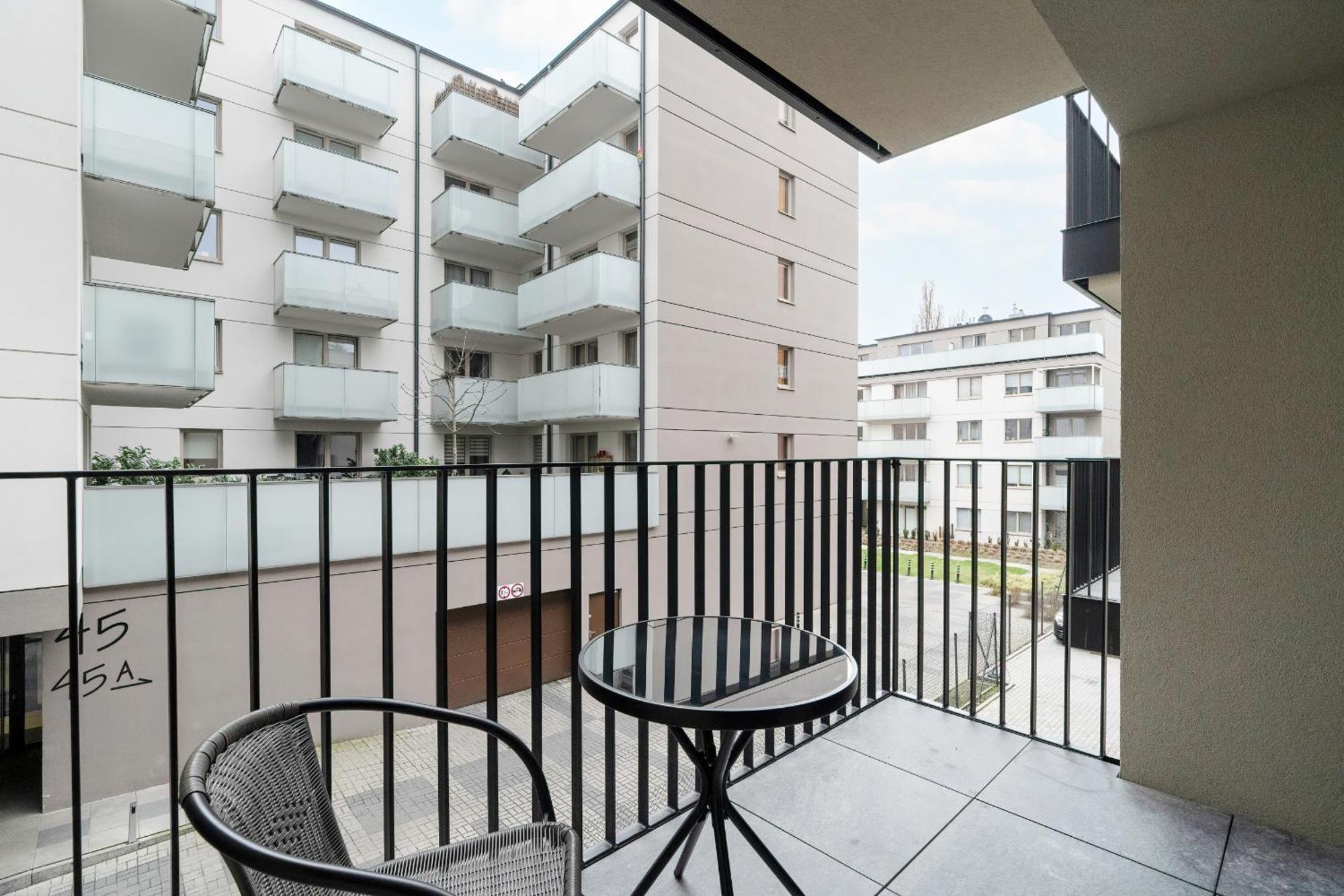 With Balcony In By Renters Apartment *