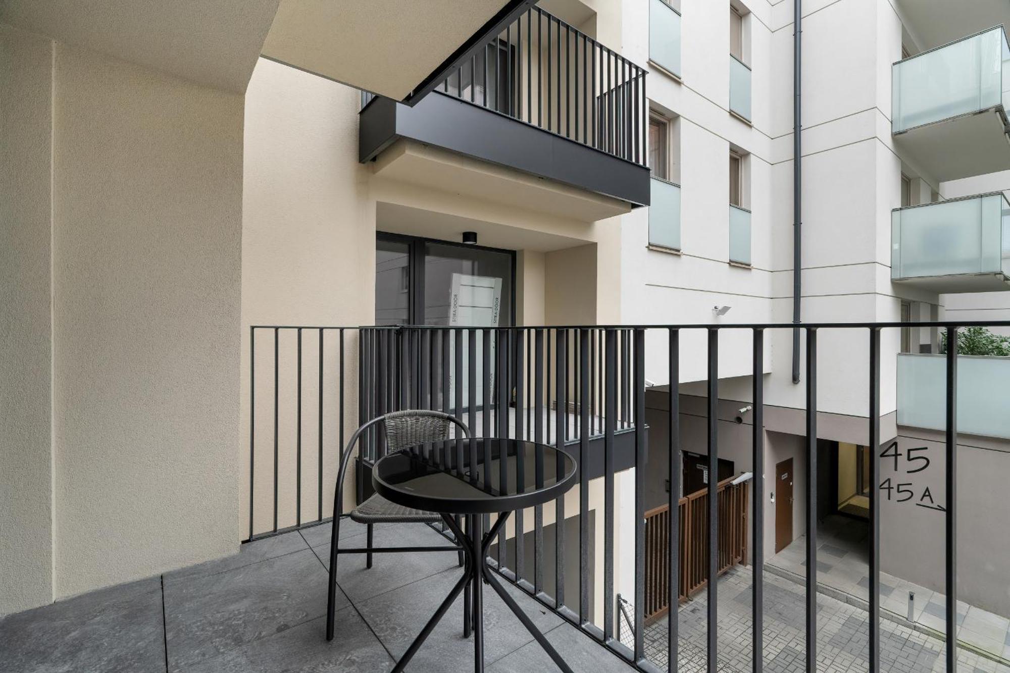 With Balcony In By Renters Apartment *